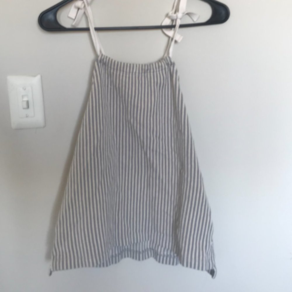 Madewell Striped Tie Tank Top
